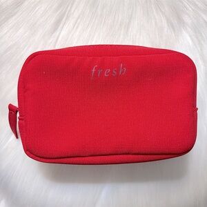 Fresh🌹Signature Red Mini Skincare Travel Pouch NEW